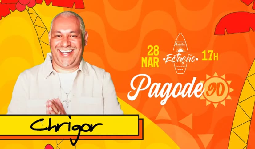 Pagode 90 - Chrigor -28/03 Estação Sambar 