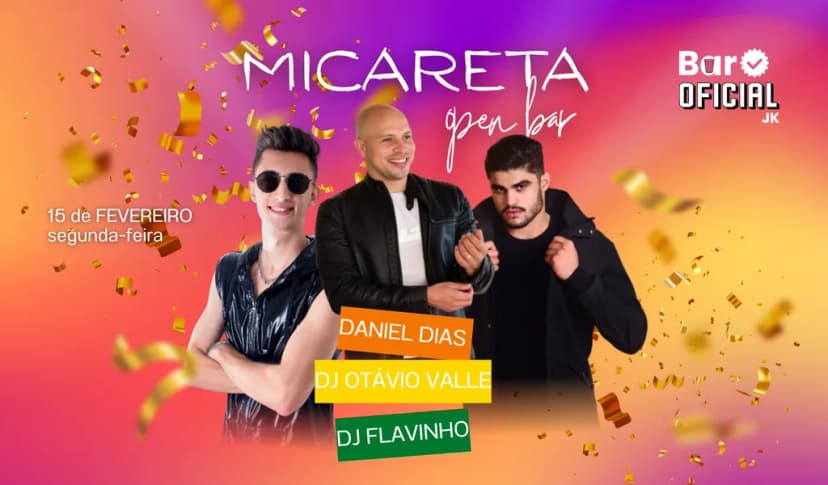 MICARETA OPEN BAR - OFICIAL JK
