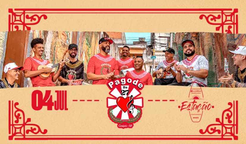 PAGODE DA 27 EM RIO PRETO NA ESTAÇÃO SAMBAR 04/07