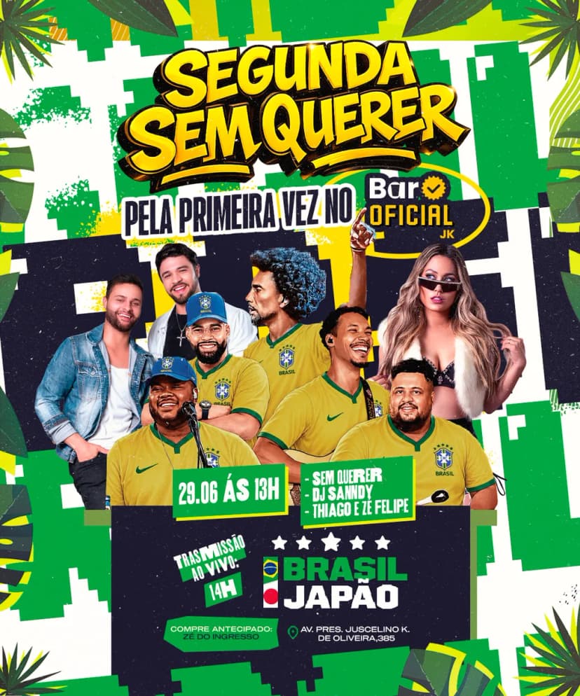 SEGUNDA SEM QUERER NO OFICIAL 🇧🇷 X 🇯🇵