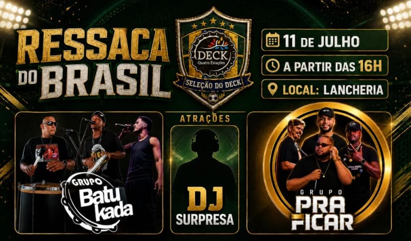 SELEÇÃO DO DECK - RESSACA DO BRASIL
