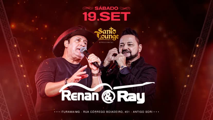 Renan e Ray em Iturama-MG